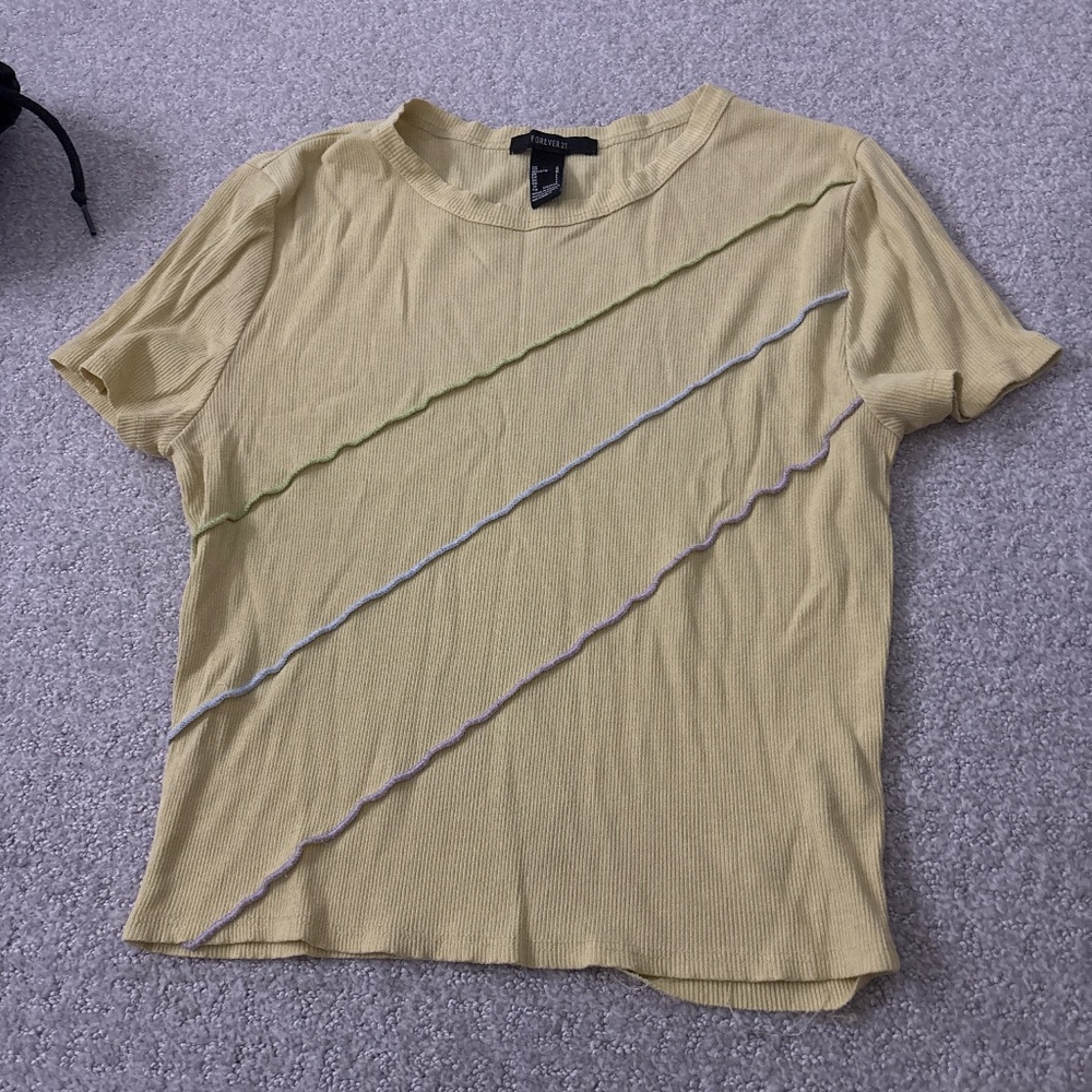 Striped Yellow Top